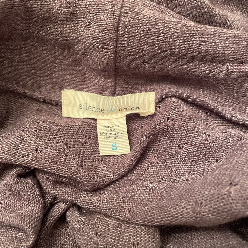 Silence + Noise Open Front Cardigan - Size Small - image 5